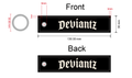 Deviantz Embroidered Flight Tag Keychain